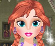 Anna Frozen makeup si dress up