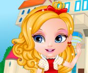 Baby Barbie imbracat ca Ever After High