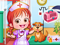 Baby Hazel doctor veterinar