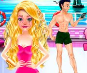 Barbie flirt pe iaht