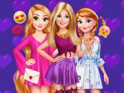 Barbie se intalneste cu printesele Disney