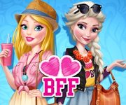 Barbie si Elsa prietene