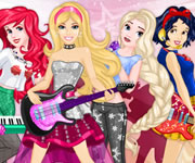 Barbie si trupa Rock Disney