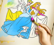 Coloreaza printese Disney