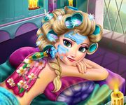 Elsa Frozen la Spa montan