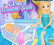 Elsa alapteaza bebelusul