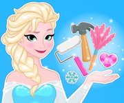 Elsa decoreaza casa
