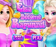 Elsa devine Rapunzel