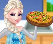 Elsa gravida gateste pizza