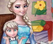Elsa invata bebelusul