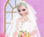 Elsa mireasa in ziua nuntii