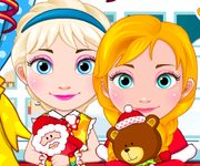 Elsa si Anna cumparaturi de Craciun
