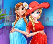 Elsa si Anna gravide la mall