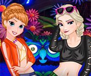 Elsa si Anna in Las Vegas