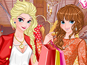 Elsa si Anna la cumparaturi de primavara