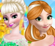 Elsa si Anna makeup