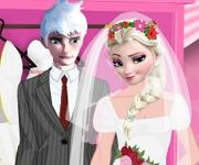 Elsa si Jack imbracat la nunta