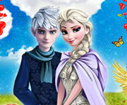 Elsa si Jack saruturi de Ziua indragostitilor