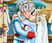Elsa si Jack saruturi la nunta