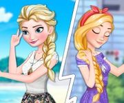 Elsa si Rapunzel Rivale pe Snapchat