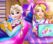 Elsa si Rapunzel colege de camin