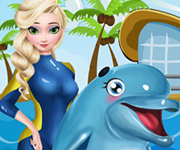 Elsa spectacol cu delfini