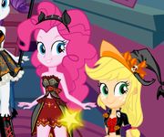 Equestria Girls makeover de Halloween