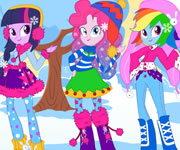 Equestria Girls moda de iarna