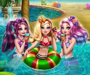 Ever After High petrecere la piscina