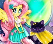 Fluttershy ingrijeste pisica bolnava