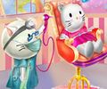 Hello Kitty la doctorul de urechi