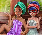 Moana si Ladybug la spa exotic