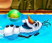Olaf la piscina