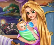 Rapunzel are grija de bebelus