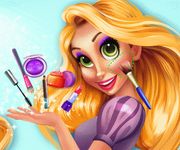 Rapunzel makeup artist