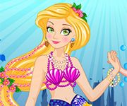 Rapunzel sirena makeover