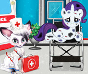 Rarity la spital