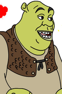 Coloreaza Shrek