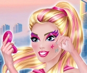 Super Barbie makeup