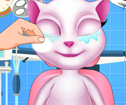 Talking Angela de tratat ochii