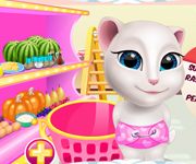 Talking Angela gateste prajituri