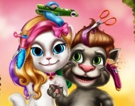 Talking Tom si Angela Tunsori Reale