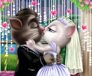 Tom si Angela saruturi la nunta