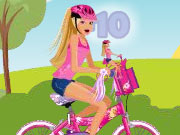 Barbie pe bicicleta