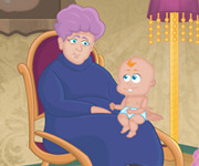 Bunica ingrijeste bebelusul