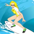 Barbie surfing