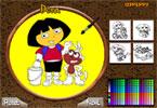 Pagina de colorat Dora