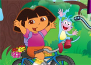 Dora pe bicicleta