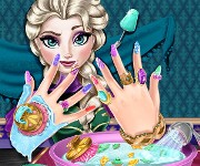 Elsa Frozen la manichiura