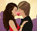 Justin Bieber si Selena Gomez kiss